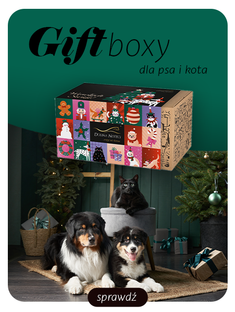 Świąteczne gift boxy | prezent pod choinkę dla psa i kota