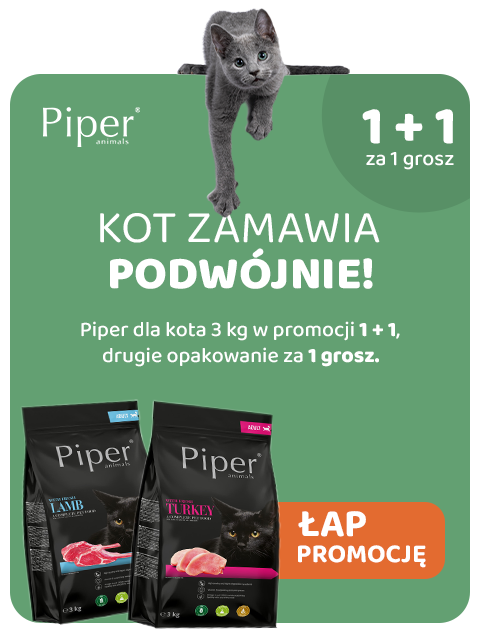 Piper Animals karma sucha dla kota promocja 1+1